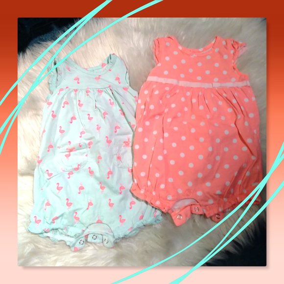 Carter's Other - 2 Baby Onesies Size 12 mos